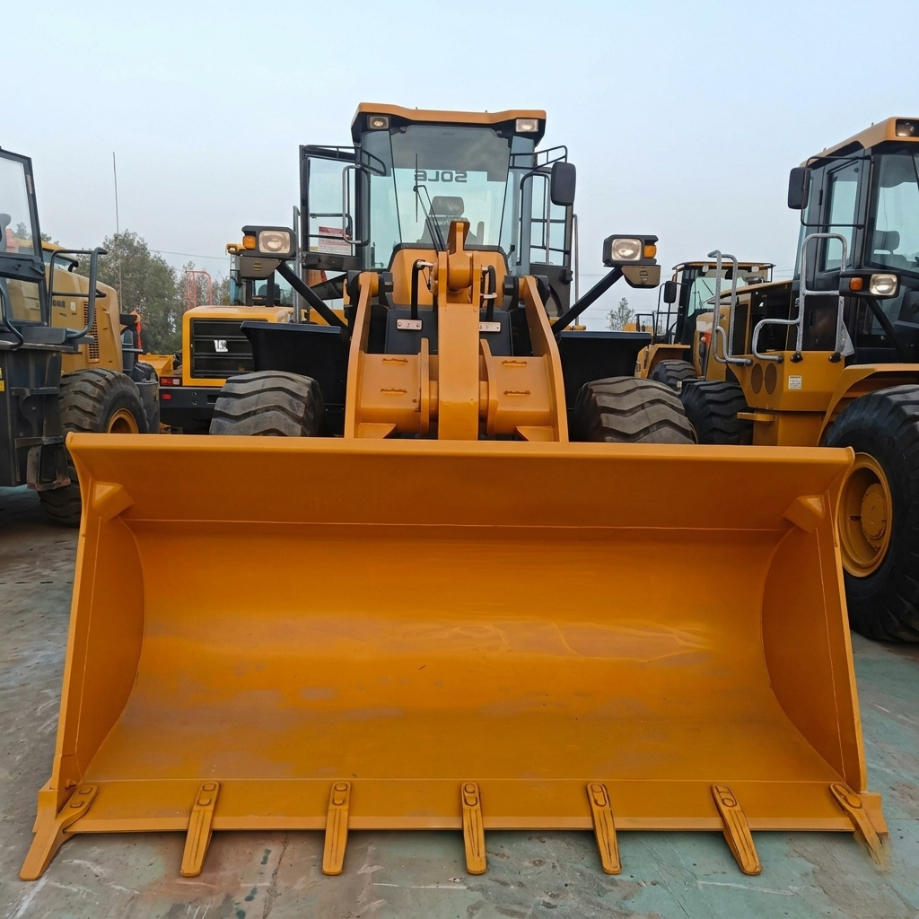 Shandong Lingong LG956L 5-Ton Wheel Loader | Heavy Construction Equipment for Sale