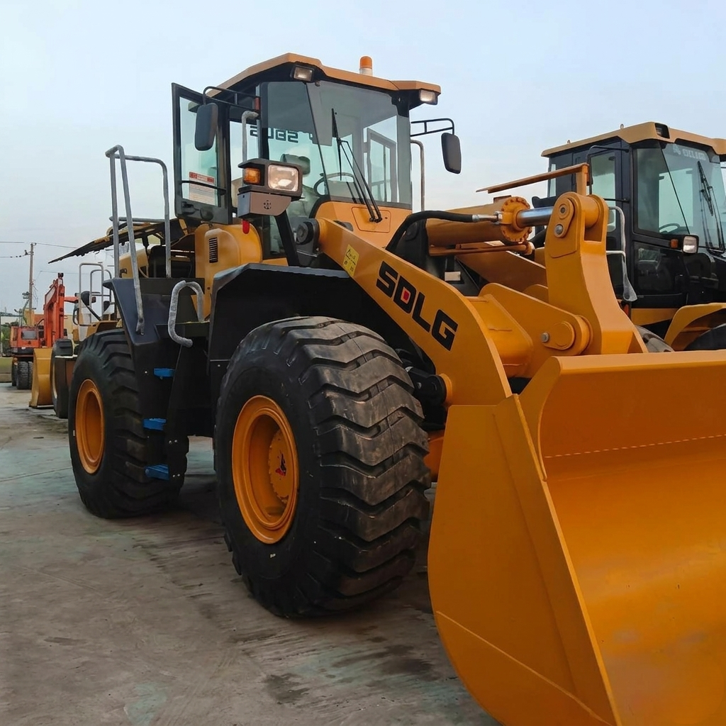 Shandong Lingong LG956L 5-Ton Wheel Loader | Heavy Construction Equipment for Sale